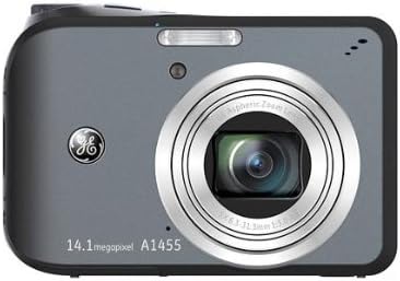 GE A1455 14-мегапикселова цифрова камера с 5-кратно оптично увеличение и 2,7-инчов LCD дисплей с автоматична яркост (черен)