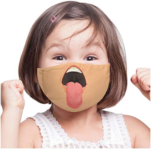 Детски Дишащи Кърпи за Лице PENATE с Забавен Принтом, Миещи се и Многократна употреба на Велосипедни маски за лице-Доставка