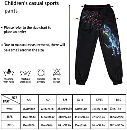 Aoopistc Спортни панталони с дизайн за децата, за момчета и Момичета от 4 до 15 години, Детски Спортни Облекла за бягане, Тренировки, Бягане