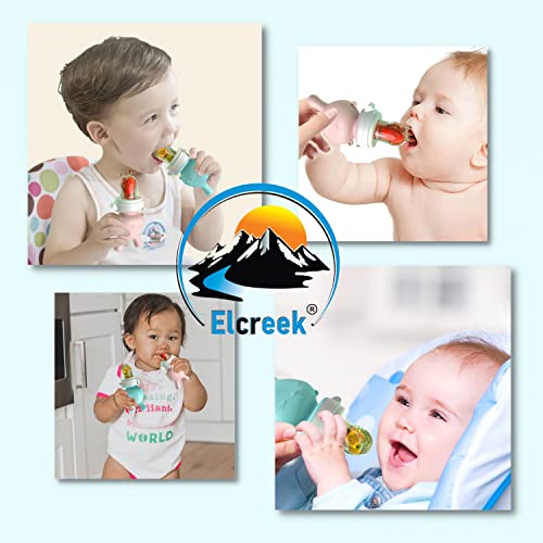 Elcreek Детска Зърното-а, за пресни плодове и Прорезыватель за зъби | Не съдържа BPA | Успокояваща Дъвка за деца | Висококачествена