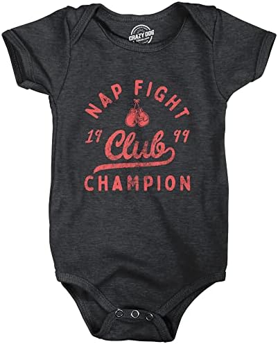 Детски Боди Шампион Бойцовского клуб Nap Fight Club Funny Brawling Бебета Joke Жилетки за Бебета