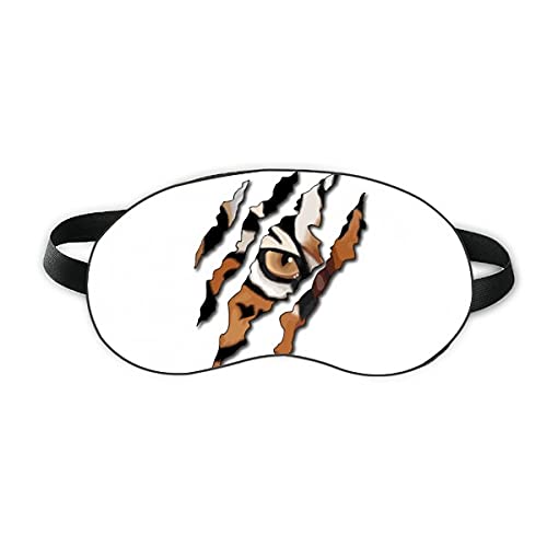 Тигрови Очи Слезящееся Лицето На Спящия Щит За Очите Мека Нощна Превръзка На Очите На Сивата Чанта За Носене