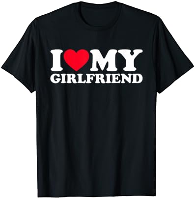 Тениска I Love My Girlfriend, Тениска I Heart My Girlfriend, Тениска GF