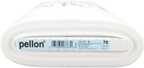 Стабилизатор за вшивания Pellon Peltex, 1 брой (опаковка от 1), Бял