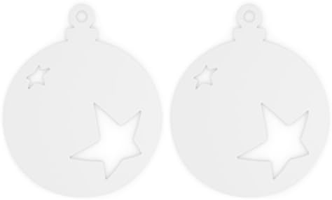 Коледна украса Koziol Stars, 2 бр. Бели, 2 бр.