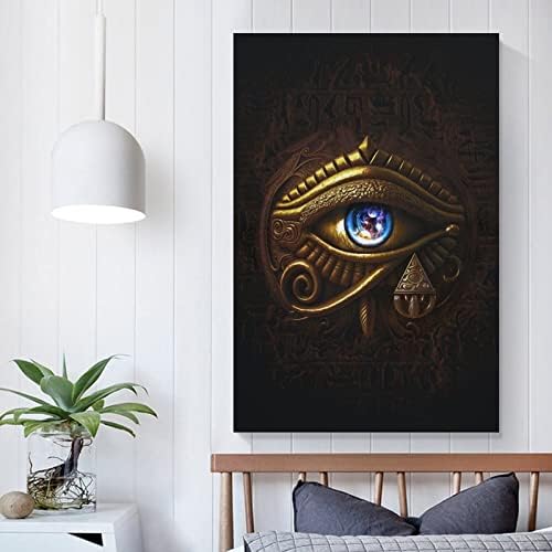 Очите Планина Египетски Абстрактен Художествен Плакат Платно Стенни Артистични Щампи за decor Декор на Стая Декор Спални Подаръци 16x24