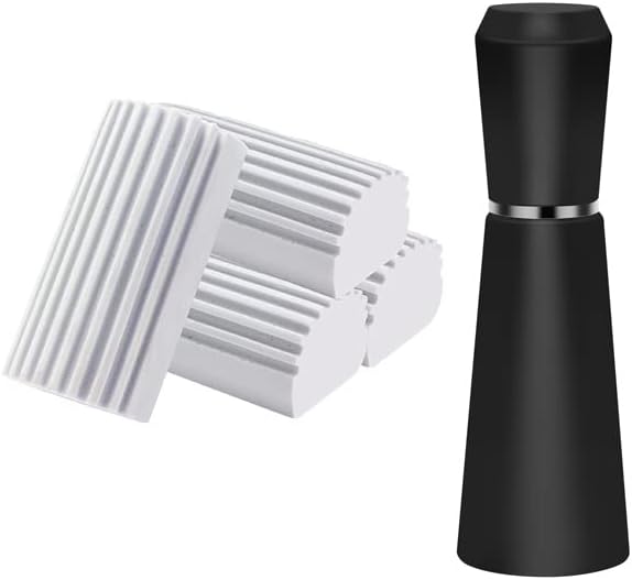 Гъба За влажно почистване Jeymei 4 бр. + Тежкотоварни Инструмент Espresso WDT Черен цвят