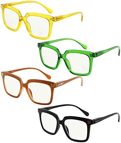 Eyekepper Прогресивно Многофокусные Очила за четене, 4 опаковки, Блокиране на Синята Светлина, за Жени, Мультифокальные Очила