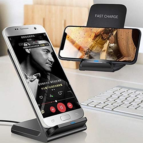 Зарядно устройство BoxWave, съвместим с Motorola Edge 40 Pro - Безжична поставка за бързо зареждане (10 Вата), без кабел; няма