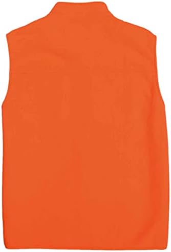 Мъжка жилетка от мек вълнен плат EDTREK джоб с Нагрудными джобове За работа - Ярко Оранжево и Камуфляжный Жилетка за Безопасност
