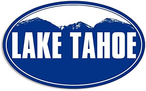 Стикер Blue Mountain Oval Lake Tahoe (ски курорт Сноу ски в Калифорния)