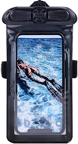 Калъф за телефон Vaxson, черен, съвместим с Google Pixel 4, водоустойчив калъф, суха чанта [без защитно фолио за екрана]