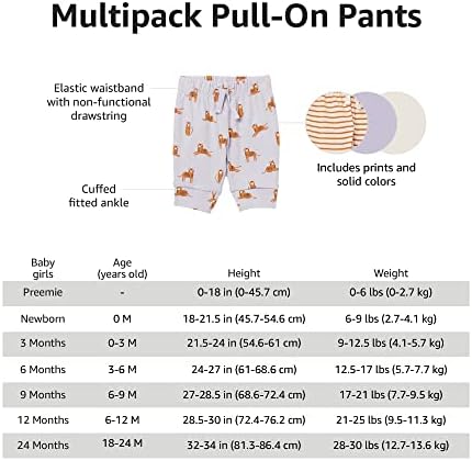 Памучни Утягивающие панталони Essentials за малки момичета, за Многократна употреба