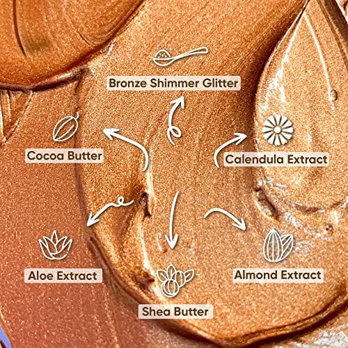 Olivia Body Bronze Shimmer от Coco Champagne - Нискомаслено гидрогель за самостоятелна обработка на кожи Бронзов оттенък