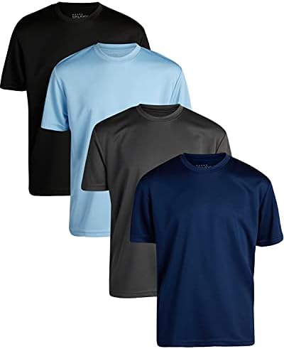 Спортна тениска Galaxy от Harvic за момчета - 4 опаковки спортна тениска Active Performance Dry-Fit (4-18)
