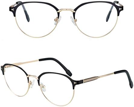RXBFD Фотохромичните Очила за четене, Ретро Метална Дограма с пълна рамки, Удобни Слънчеви очила с защита от Uv, Подходящи