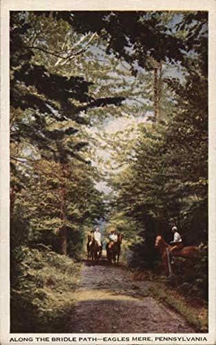 По пътеките за езда Игълс Мерки, Пенсилвания, ПЕНСИЛВАНИЯ Оригиналната реколта картичка