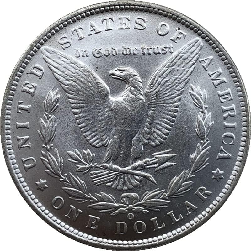 Американска Монета Морган 1902 г. съобщение, Сребърен Долар, Месинг със сребърно покритие Антикварни Чуждестранни Възпоменателни монети,
