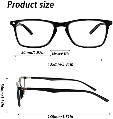 JOSCHOO 2 Опаковки Прогресивно Многофокусных Очила за Четене с Блокиране на Синя Светлина за Жените и Мъжете