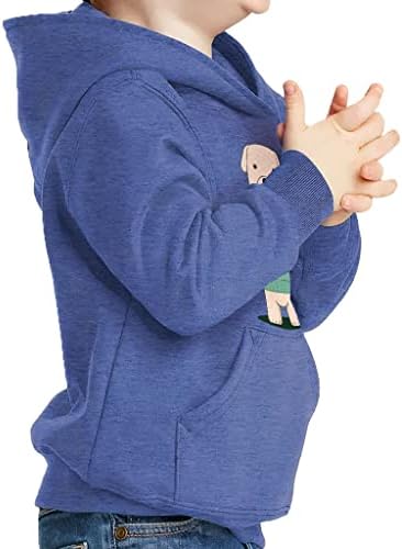 Hoody-Пуловер с участието на Кучета за деца - Забавно Hoody Отвътре с Гъба - Уникална Hoody за деца