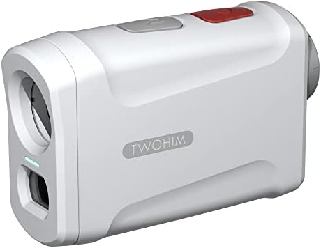 Ръчен лазерен Далекомер за голф TWOHIM с наклон USB C, Акумулаторна батерия Далекомер с предпазител Отметка с вибрация, Лазерни Далекомери