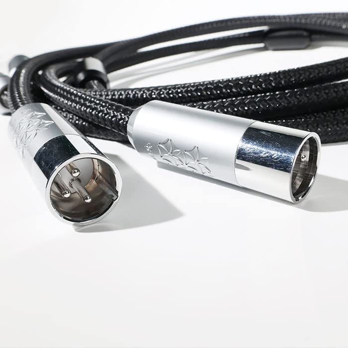 FIBBR Усъвършенстван Посеребренный XLR кабел 9,9 метра / 3 м, Микрофон, Кабел XLR-Female-XLR-Male, 3-Пинов, Професионален Усилвател,