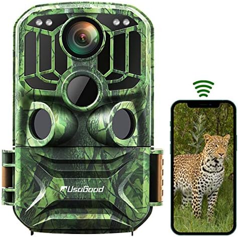 usogood Trail Camera, [WiFi 24MP / 1296P] Слот Камера, без блясък, Камера за Нощно виждане с активирането на движение, помещение за лов на