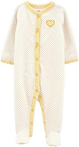 Пижама-гащеризон Carter's Baby Момичета за бебета и малки деца С крака