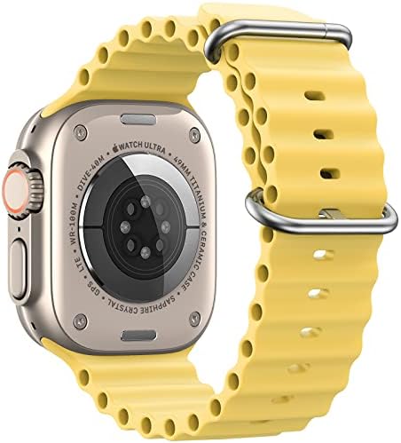 Океанските въжета за Apple Watch Band Ultra 49 мм 45 мм 44 мм 42 мм 41 мм 40 мм, 38 мм, Женски, Мъжки, Мек Регулируем Спортен