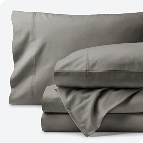Комплект фланелевых чаршаф от памук Bare Home - Размер Twin XL - памук - Двойна четка за повече мекота и комфорт - Топли, уютни