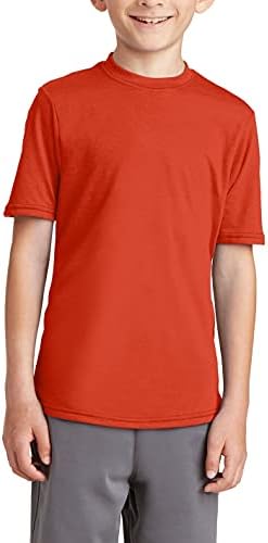Младежка тениска JustBlanks с Къси ръкави Regular Fit, Ежедневни тениска за тренировки Performance Blend