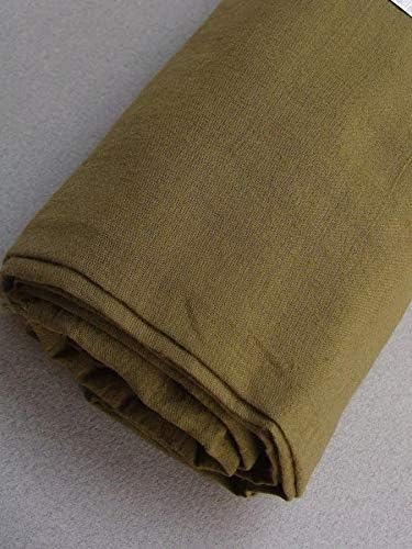 Вуалевая плат от памук, боядисани естествен начин, ширина 59 см, се продава чрез парцела - Патладжан