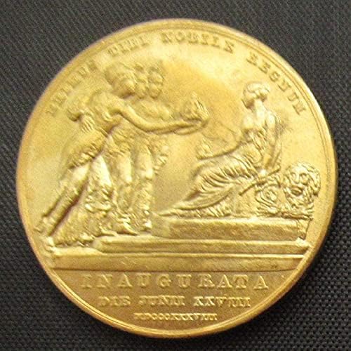 Британските Златни монети 1838 Чуждестранна Копие на Възпоменателни Монети, Позлатени