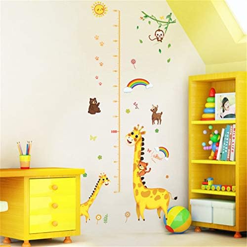 Стикер За Стена с Мил домашен Любимец под формата на Жираф, Диаграма на Растеж, Състав на Височина, Стикер на Стената, Преносимо PVC