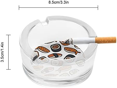 Пепелник За Цигари От Японската Кухня, Суши Модел Кристален Стъклен Пепелник Титуляр На Тютюнопушенето Пепелници За Битови Удобства