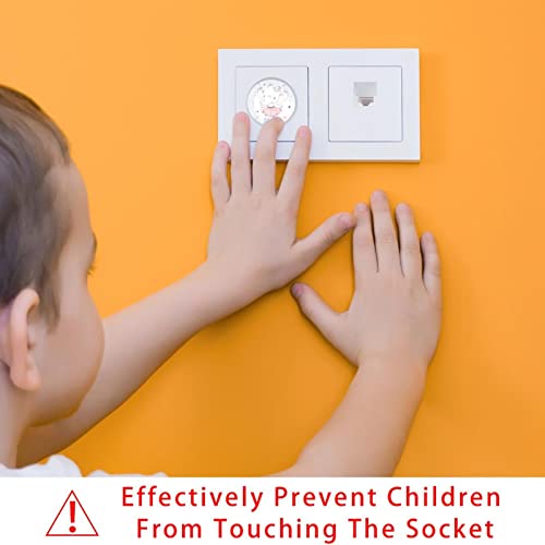 Капачки за контакти LAIYUHUA За защита от деца на 12 Опаковки, Устойчиви на електрическа вилици | Пластмасови капачки за контакти за