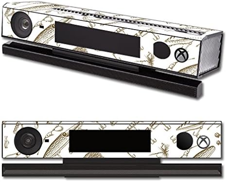 Корица MightySkins, съвместима с Microsoft Xbox One Kinect – Ретро примамки | Защитно, здрава и уникална Vinyl стикер | Лесно се нанася,