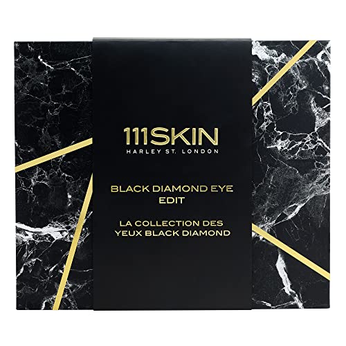 111SKIN Black Diamond Eye Edit | Подаръчен комплект Крем за очи Celestial Black Diamond, Маски за очи и Оформяне на гел | Стяга зоната
