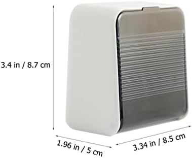 Zerodeko 2 бр. Опаковки за Памучни дискове Стенни Държачи за Памучни Дискове Организаторите за Памучни Топки Кутия За Съхранение