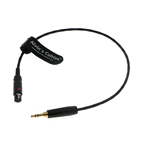Аудио кабел Alvin's Cables за звукови устройства 833 Миксер до предавателя Lectrosonics DCHT TA6F Mini XLR с 6-контактна жак и 3.5 мм TRS