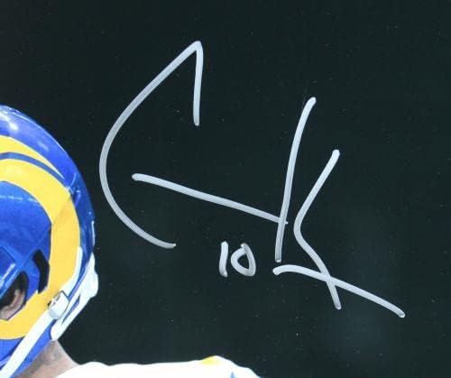Рэмс Матю Стафорд и Купър Купп Подписаха 16x20 Снимка Fanatics COA - Снимки NFL с автограф