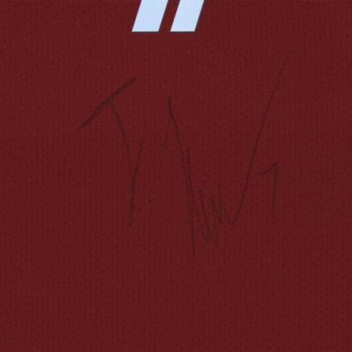 Джонатан Люис Колорадо Рэпидз с автограф в мач №7 от Тъмно бордо тениски сезон на МЛС 2020 г. - Тениски NFL с автограф
