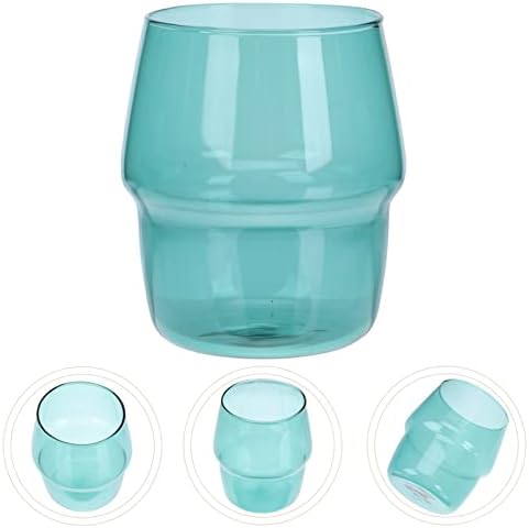 Чаши за Еспресо Cabilock Прозрачни Чаши Прозрачна утайка от Чаша 2 бр Прозрачно Стъкло Нощни Нощни Гарафа За Вода, Чаши