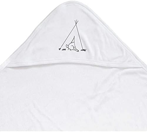 Бебешка хавлиена кърпа с качулка Azeeda Заек в палатка (HT00020883)