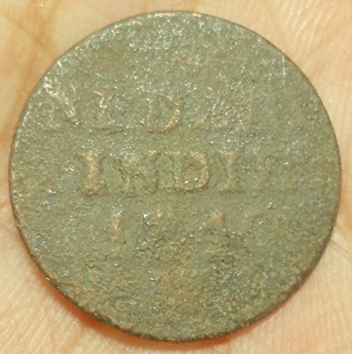 Холандия Холандската Източно-Индийска медна монета от 1 цент 1840-W X18