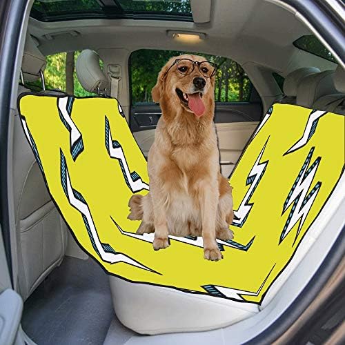 ENEVOTX Калъф За седалка кучета По Поръчка на Гръмотевична Креативен Цветен Модерен Принт Калъфи за автомобилни седалки за Кучета