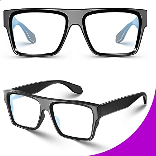 VISOONE Квадратна Пълна Дограма Синя Светлина Блокер Очила Голяма Модерна Компютърна Своеобразна Рамки За Очила на Жените и Мъжете ALBA