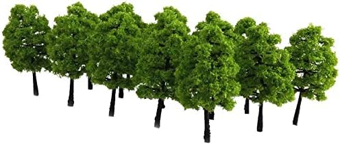 20pcs Мини-Модели на Дървета 1:100 Изкуствени Модели на Дървета Миниатюрна Фабрика Влак Дървета Жп Ландшафта Архитектура Дървета
