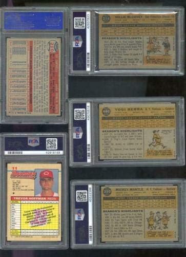 1960 Topps 316 Уили Маккови Начинаещи RC Джайънтс PSA 4 Градуированная Бейзболна картичка - Slabbed Baseball Cards