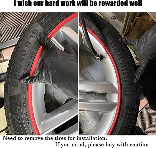 Универсална защита на джантата гуми 16-20 , Защитни елементи на джантите на колелата, Защитно пръстен за довършителни работи